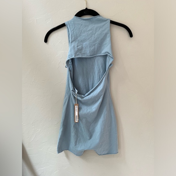 🩵SKIMS RAW EDGE ONESIE ROMPER IN DENIM S - Picture 6 of 6